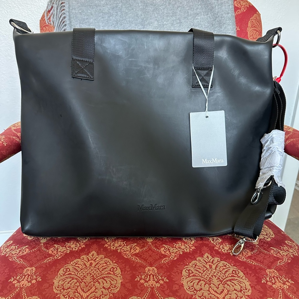 NWT MaxMara Black  Large Travel  Bag - Picture 10 of 11